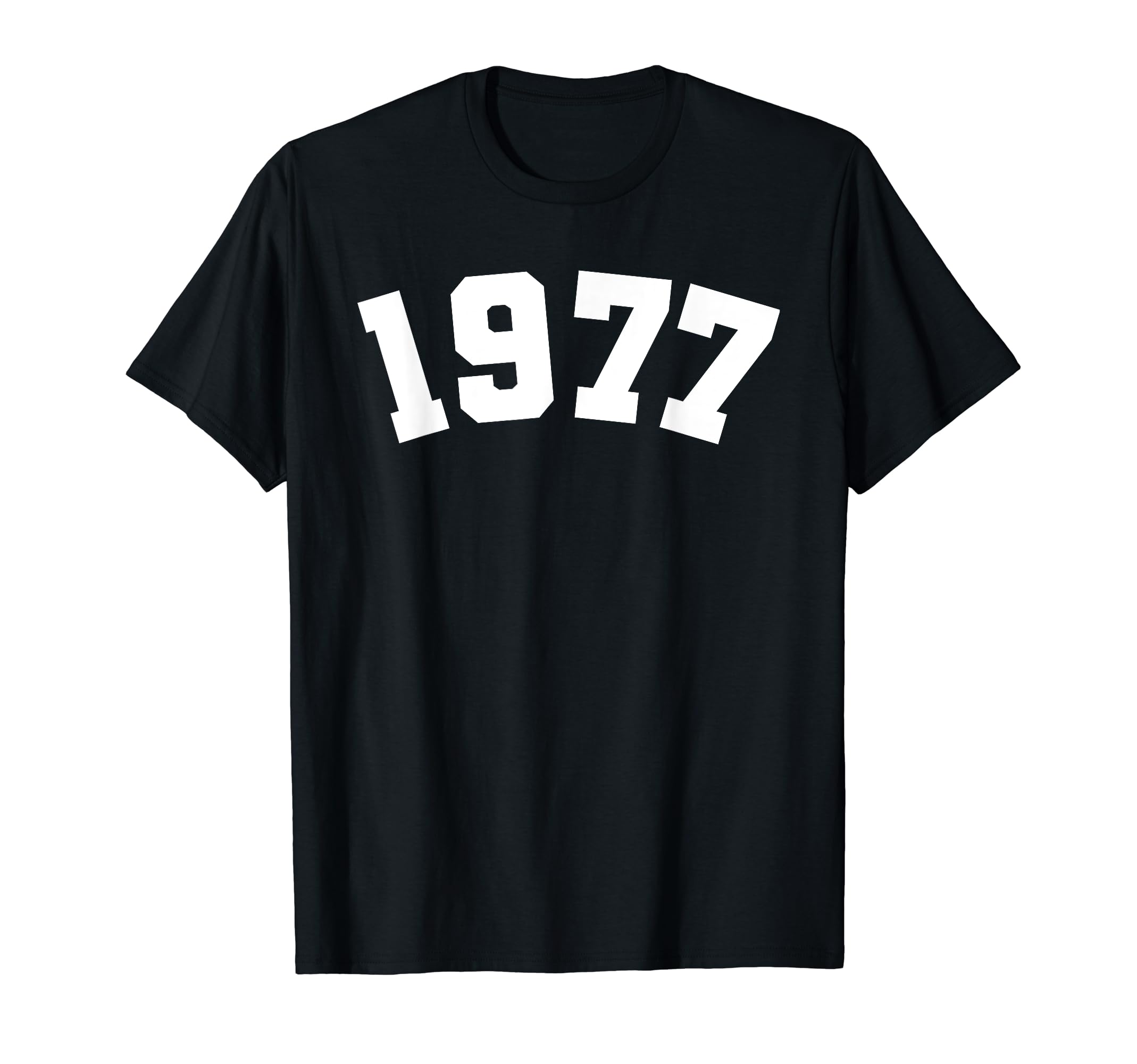 1977 Vintage Birthday GiftsClassic 1977 Varsity Vintage College Style 47th Birthday T-ShirtOEKO-TEX STANDARD 100