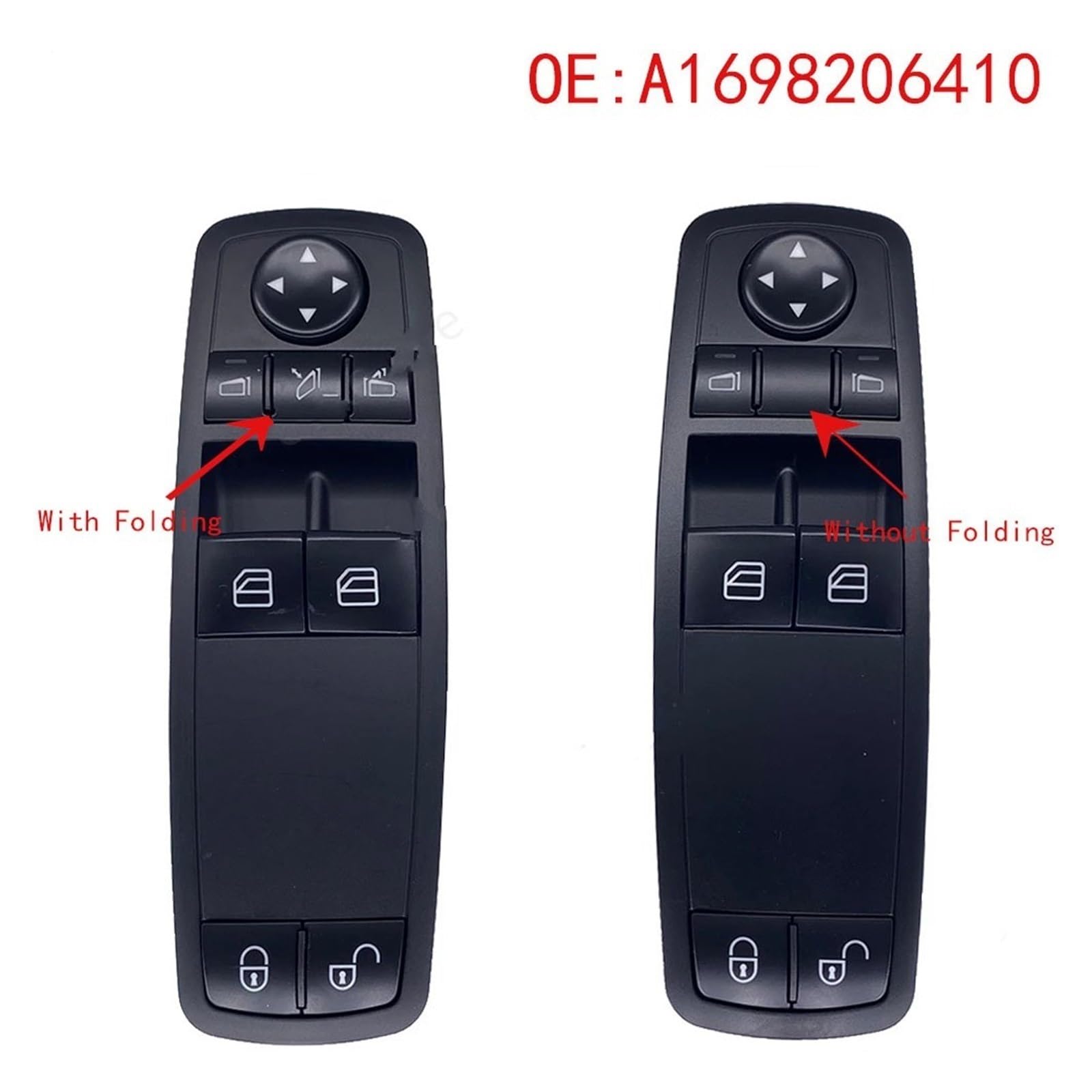 Interruttore Master Alzacristalli Elettrico Per Mercedes W169, W245, W164, W251, X164 - Ricambio ABS A1698206410