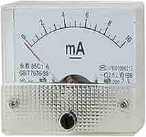 Power Consumption Monitor Sourcingmap Analog Current Panel Meter DC 0-10mA 85C1 Ammeter Volt Meter 12v