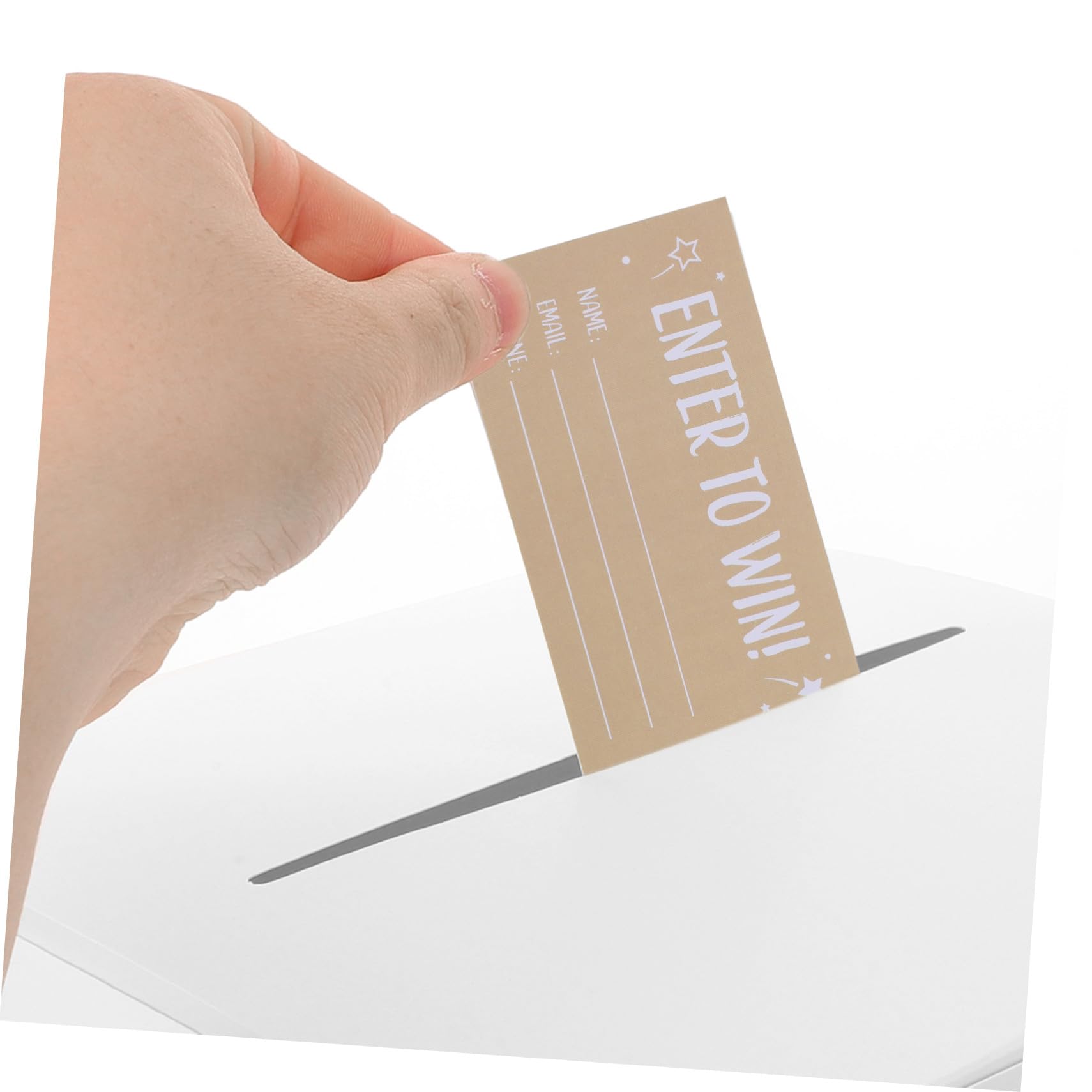 VALICLUD 200 Billets de Tombola Vierges en Papier, Design Amusant, Compatibles la Plupart des Boîtes à Billets pour Concours et Présents Lors D'événements, Lot de 200 Pièces