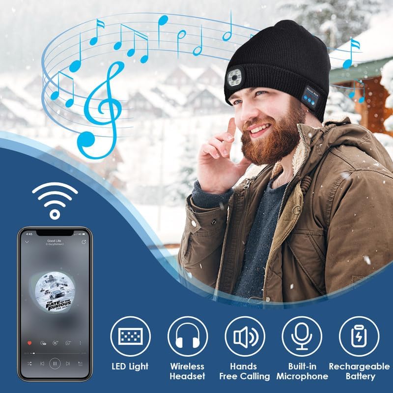 Stay Warm and Connected: The Ultimate Bluetooth Beanie for Men