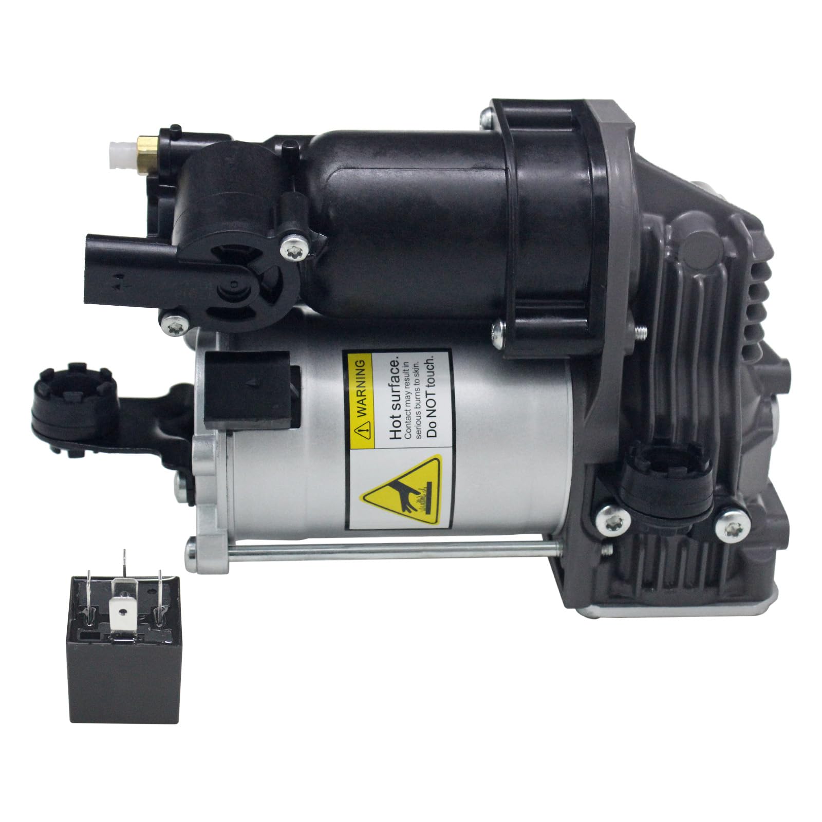 Air Suspension Compressor Pump with Relay Compatible With Mercedes Benz W221 CL550 CL600 CL65 AMG S350 S400 S550 S600 S63 AMG 2213200904 2213201604 0025427619 2213201704