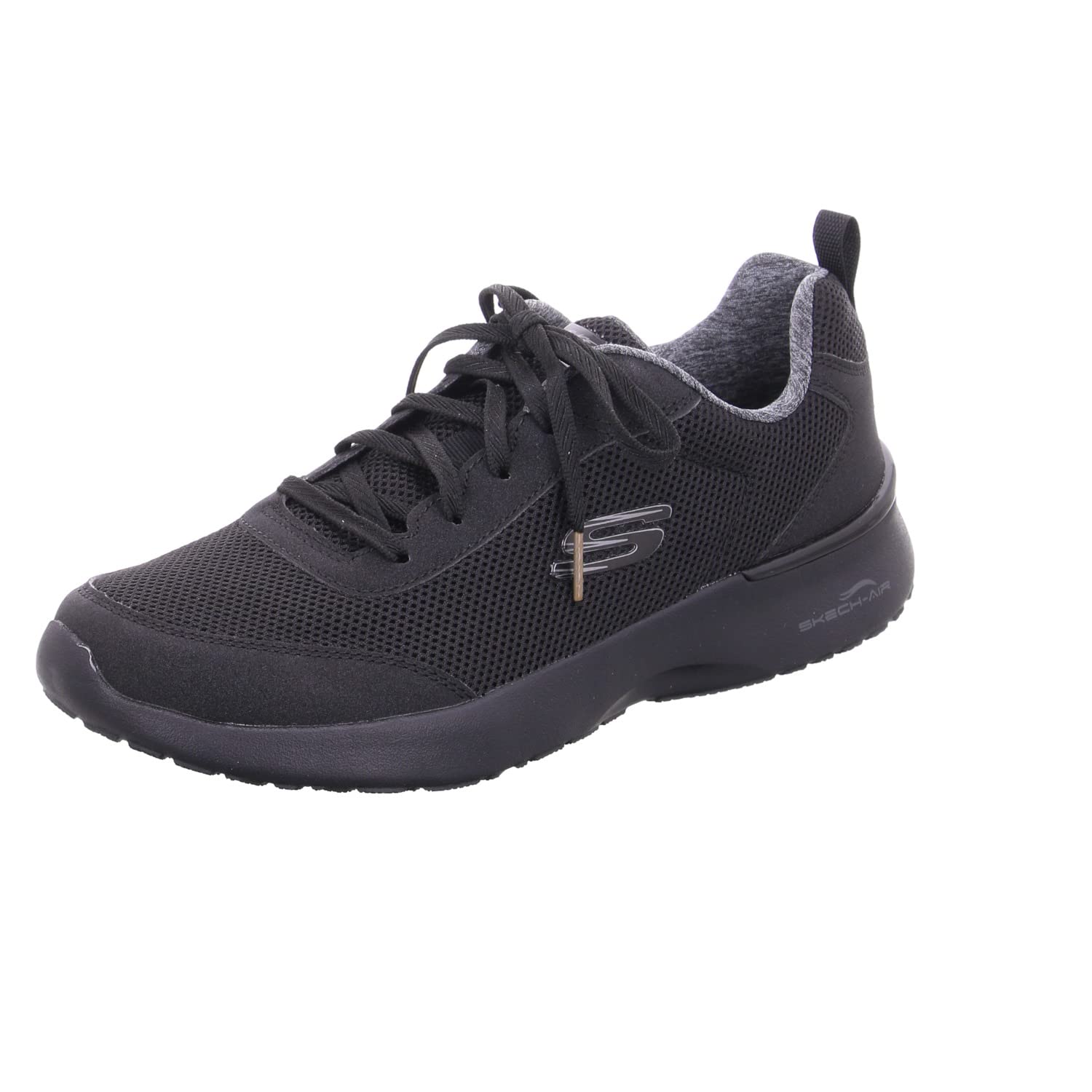 Skechers Women's Skech-air Dynamight Fast Brake Trainers,Black Mesh / Black Trim,5 UK