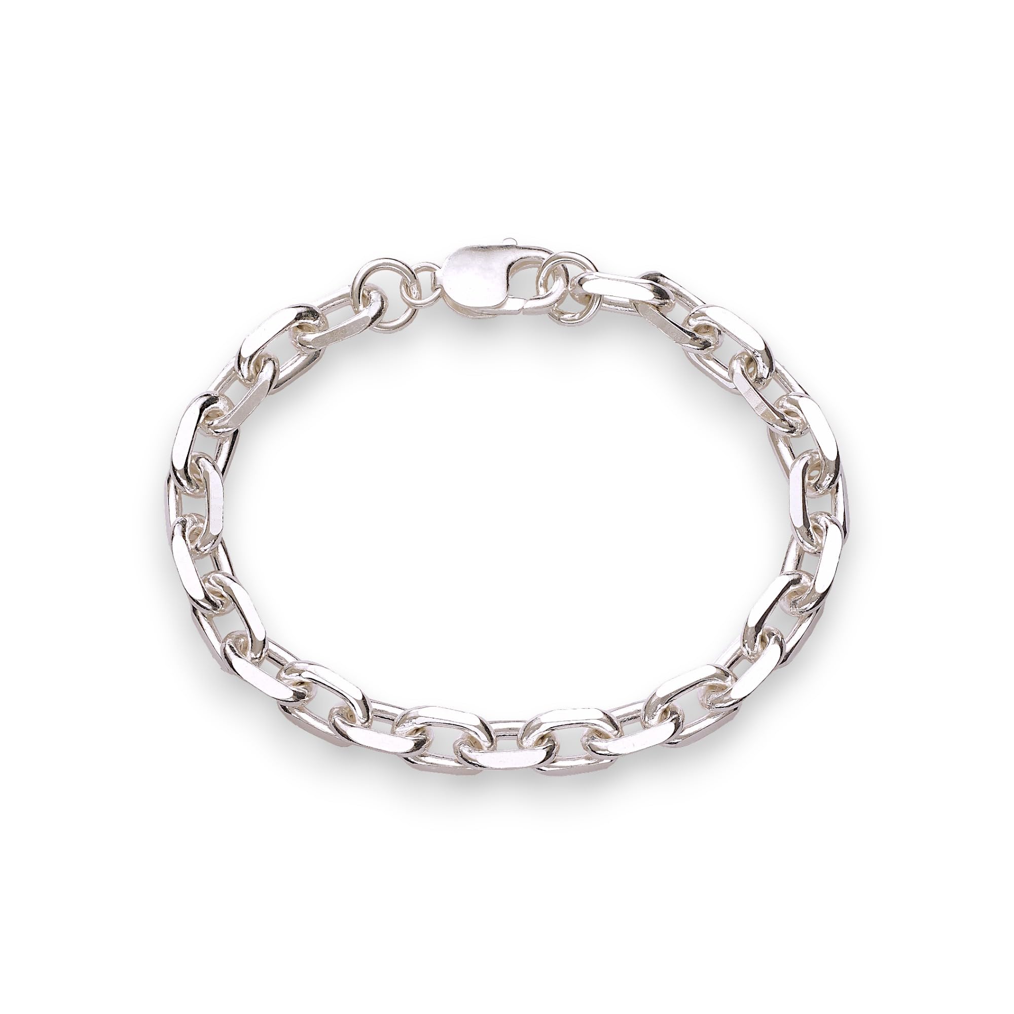 TARAASH 925 Sterling Silver 8" Inch Cable Chain Bracelet for Men (B0D635PRGW) Amazon Price History, Amazon Price Tracker