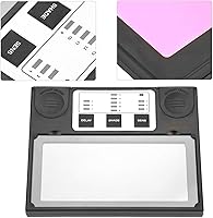 Vista 3 de Solar Auto Darkening Welding Lens, Welding Helmet Lens Smart Mirror Dimming Helmet Mask Filter Goggles Welding Construction Use 4.3 x 3.5in (ADF550E)