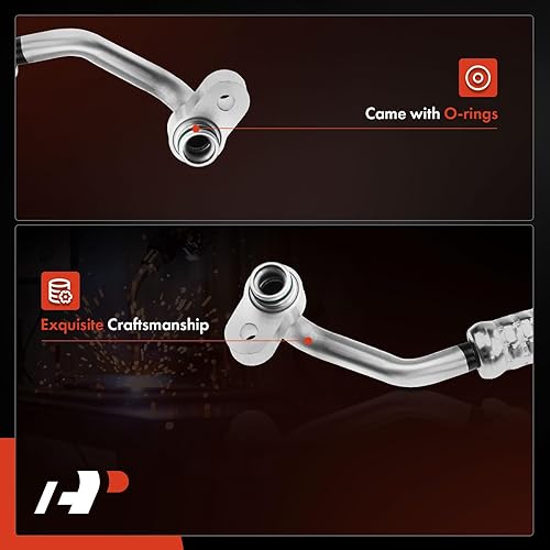 Miniatura 4 de A-Premium Conjunto de manguera de línea de descarga de AC compatible con Mazda MX-5 Miata 2006-2015 L4 2.0L, compresor a condensador
