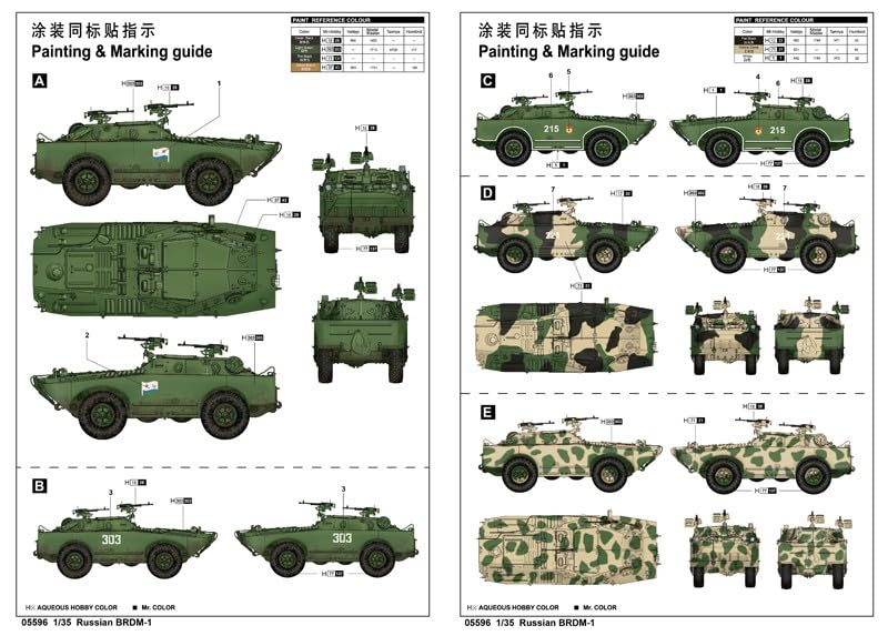 Amazon | トランペッター 1/35 ソビエト軍 BRDM-1 軽装甲偵察車