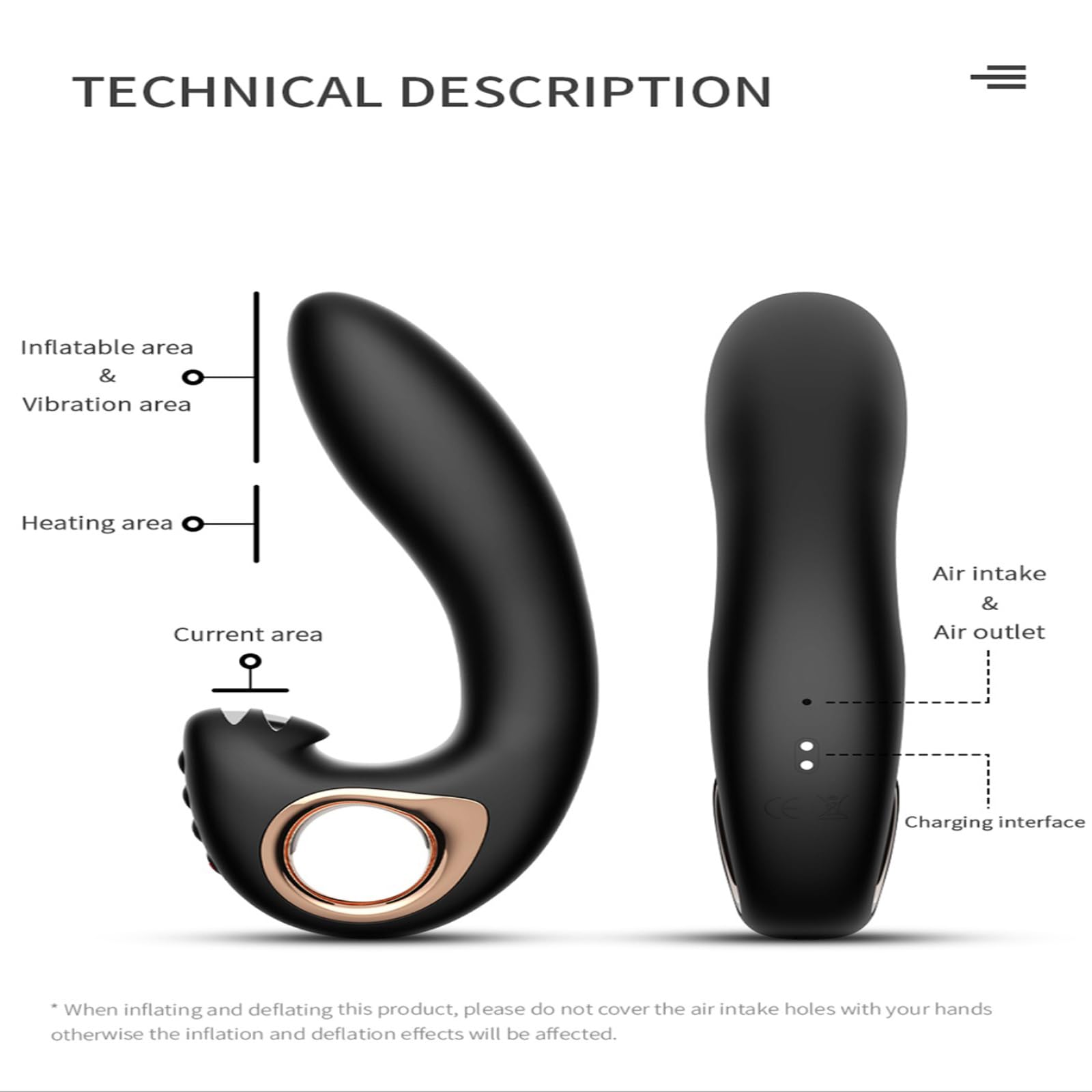 Plug anale Vibratore anale gonfiabile Max 10 cm Dildo anale 10 velocità Butt plug vibrante Palline anali Dildo Giocattoli del sesso Masturbatore