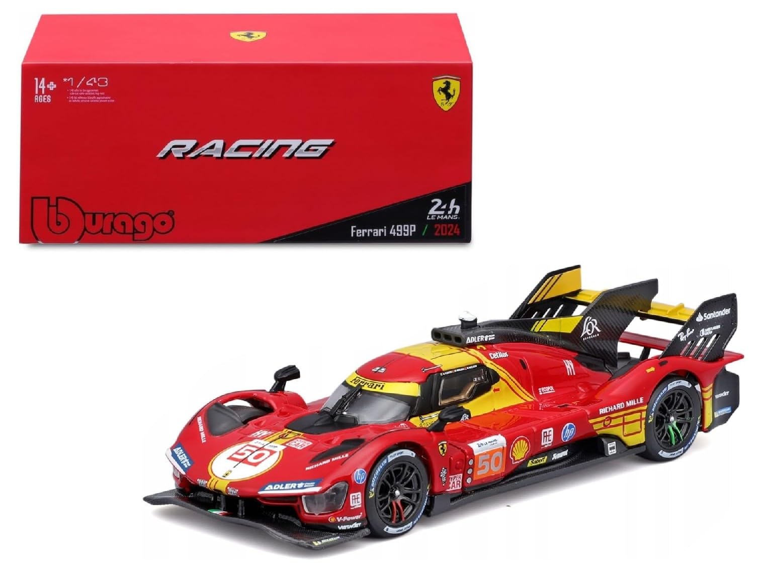 Amazon.com: Diecast Model Car Compatible with Bburago 1:43 Ferrari