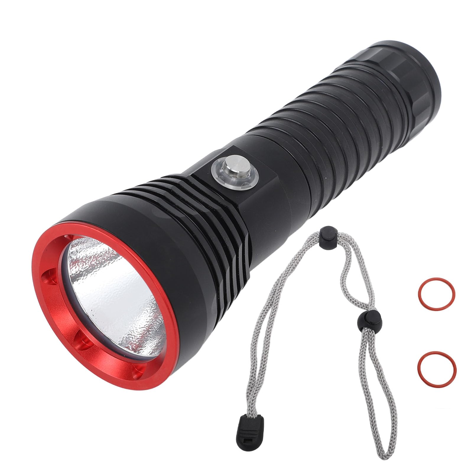 Torcia Subacquea, Torcia Sommergibile Impermeabile, Torcia Subacquea a LED 5000k 2000LM IPX8 Torcia Subacquea Professionale Subacquea 100 M