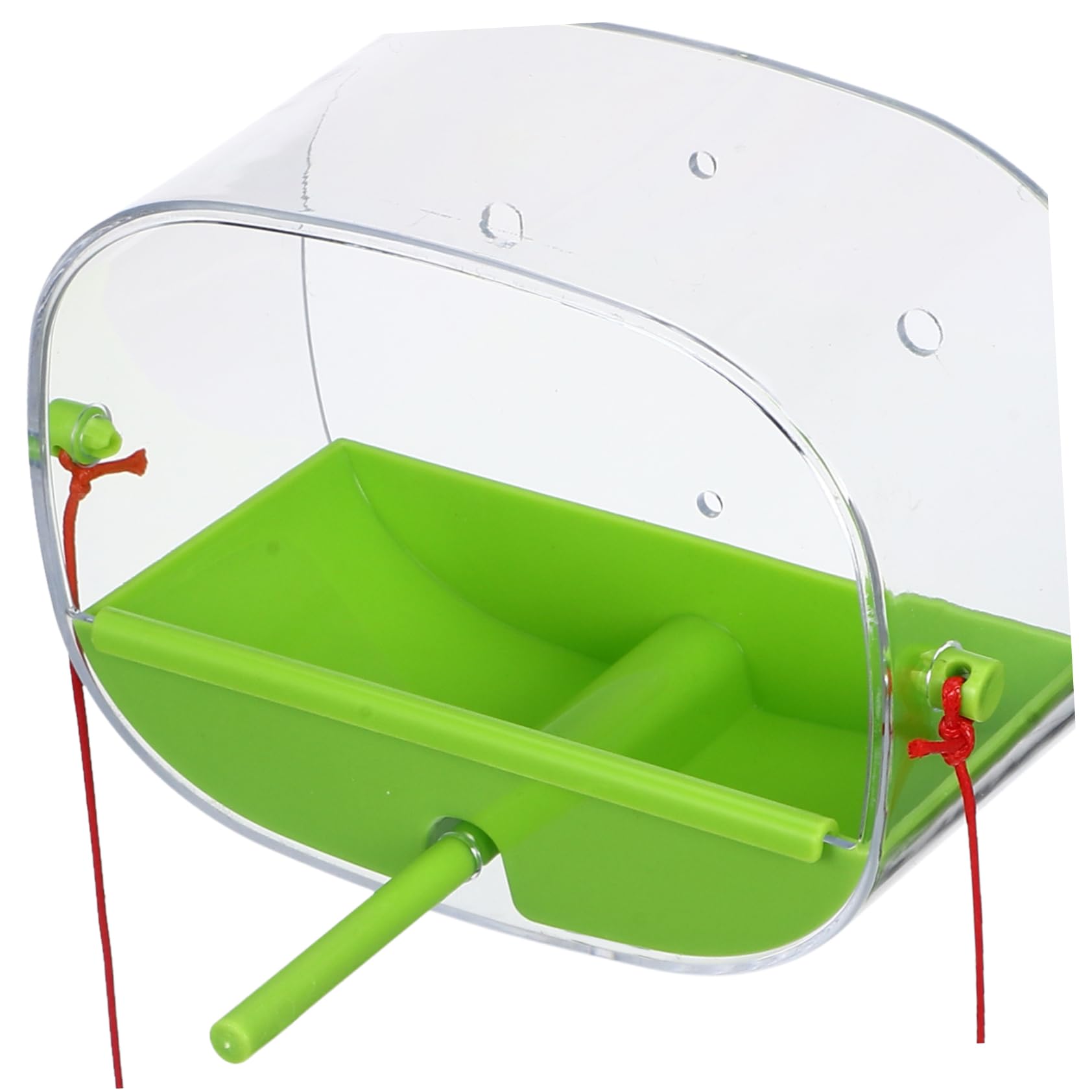 BESPORTBLE 3 Juegos Comedero para Pájaros Alimentador De Ventana Comederos para Pájaros Comedero De Agua para Soporte De Ventana para Comedero De Colibrí Educación Física Green