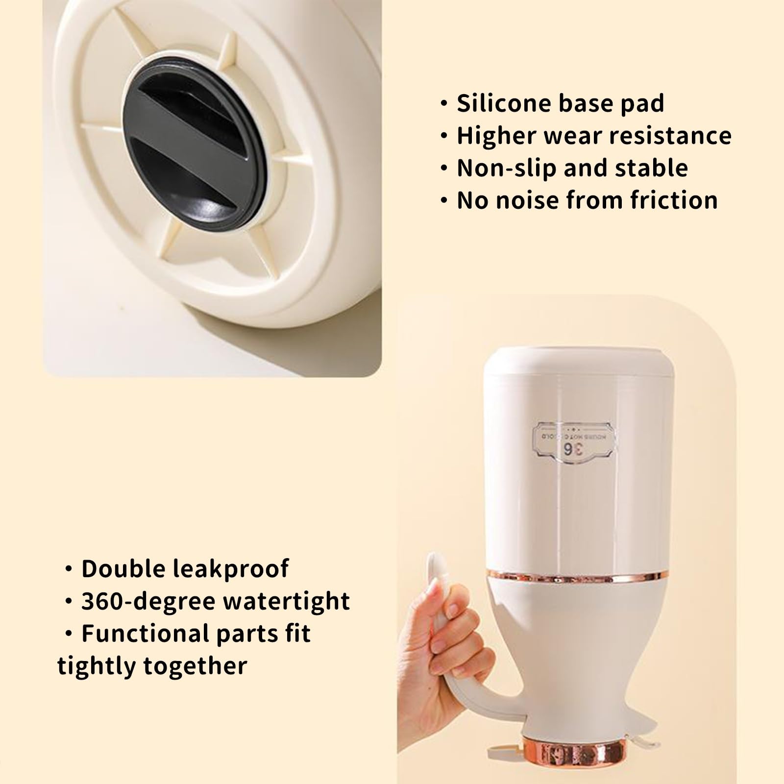 Jarra de café de 1300 ml/1600 ml/1900 ml, doble pared aislada al vacío, jarra de café térmica, jarra de café térmica, para restaurantes comerciales, servicio de alimentos, olla de plástico sin BPA