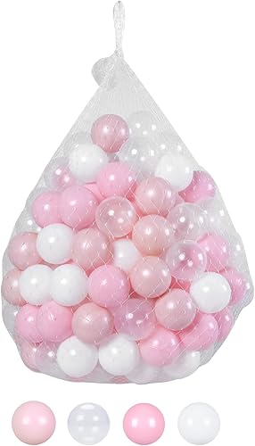 Miniatura 10 de TRENDPLAY 50 bolas de plástico para hoyos de bolas, ideales para gatear bolas y piscinas, despierta la imaginación de tu niño