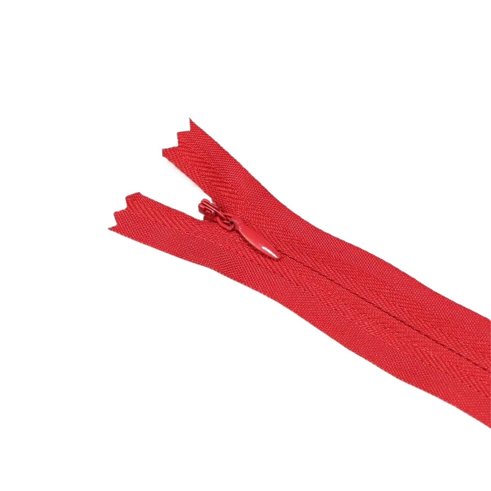 Zips for Sewing 5pcs 18cm-60cm Invisible Zippers Replacement for Premium Hidden Zipper Dresses, Pants, Shirts, Pockets, Etc Sewing Supplies(5pcs-red,40cm)