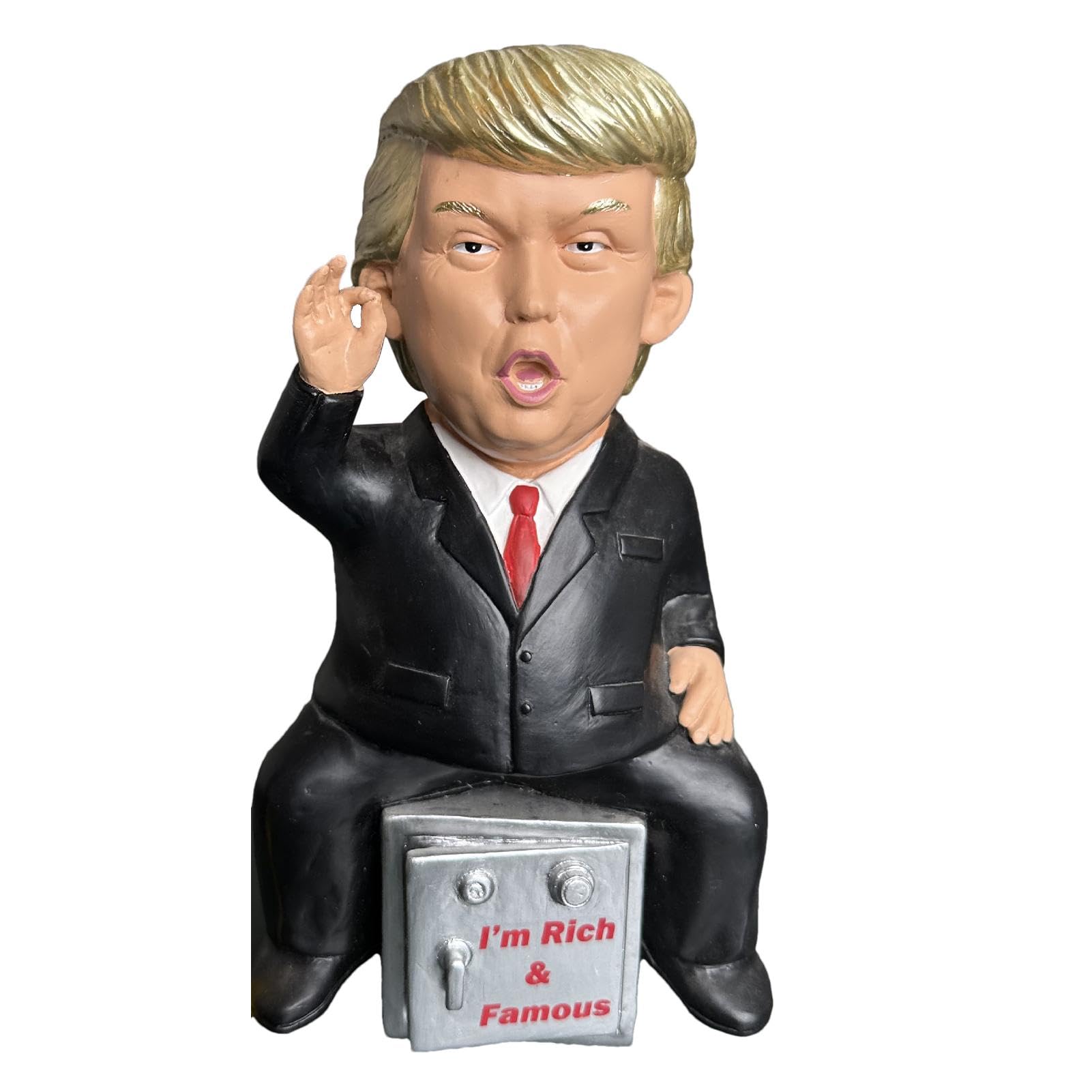 Amazon.co.jp: トランプのフィギュア、トランプのトーキングフィギュア,ハンバーガー・トランプ・コインバンク | 樹脂トランプグッズ  誇り高き元大統領トランプ彫刻 トランプ支持者用 ペンホルダー : ホーム＆キッチン