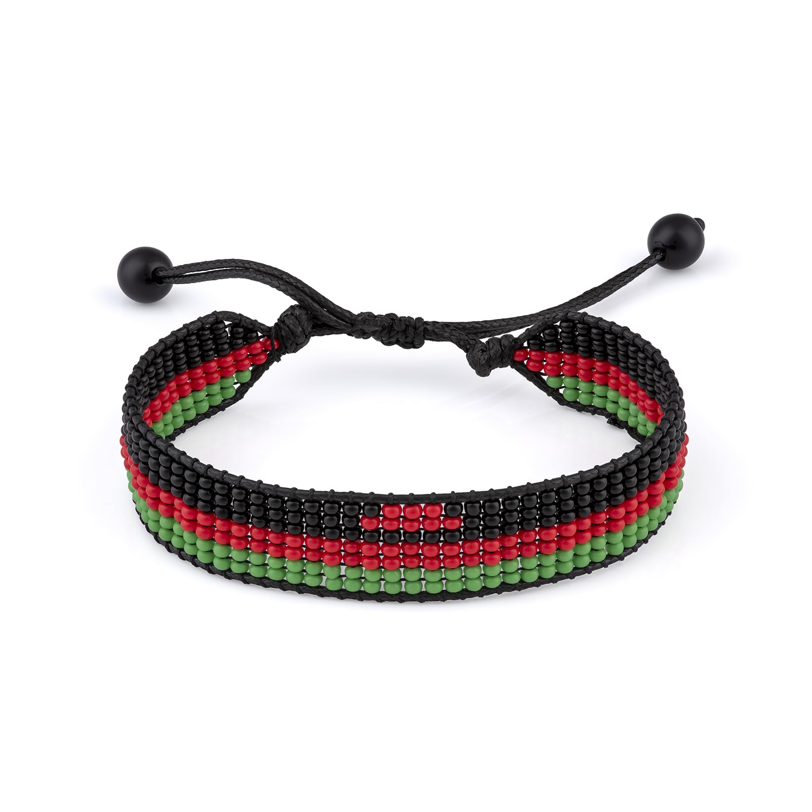 Malawi Flag Bracelet Adjustable Boho Style Rope Bracelet for Women Men Thread String