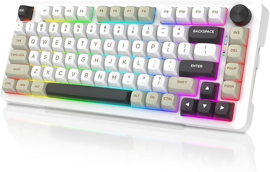 Amazon | e元素ゲーミングキーボード82キー シルバーウッド軸の