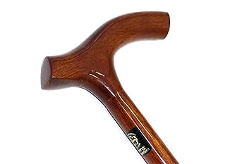 Amazon.co.jp: 天然木 木製杖 木製ステッキ シニア向け
