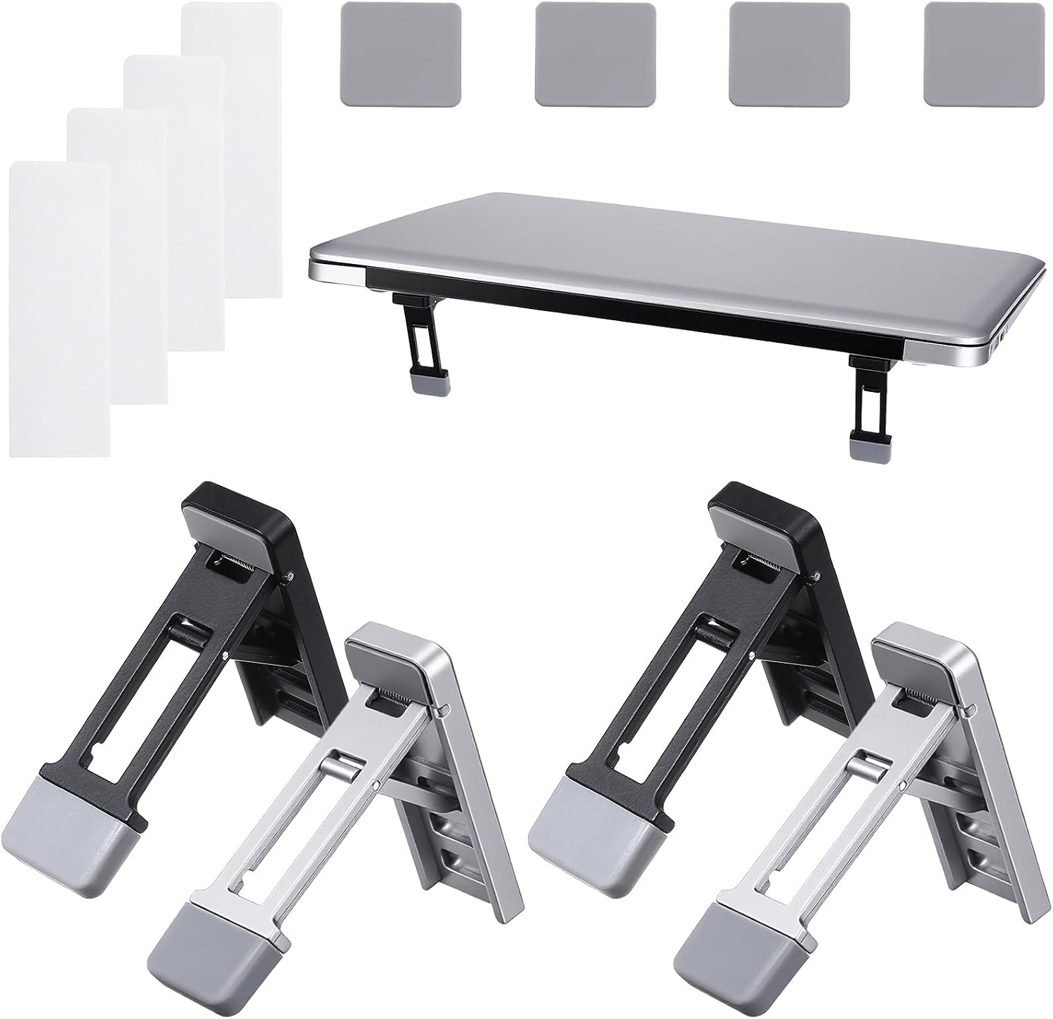 4Pcs Portable Laptop Stand for Desk Keyboard Riser Stand Laptop Riser