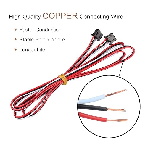 Miniatura 4 de 4 unidslote Impresora 3D Piezas 2M XH2.54 3PIN Cable Endstop Mecánico Límite Interruptor Óptico Cable de conexión