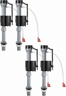 Toilet Fill Valve Replacement, Height Adjustable Universal, 4 Pcs