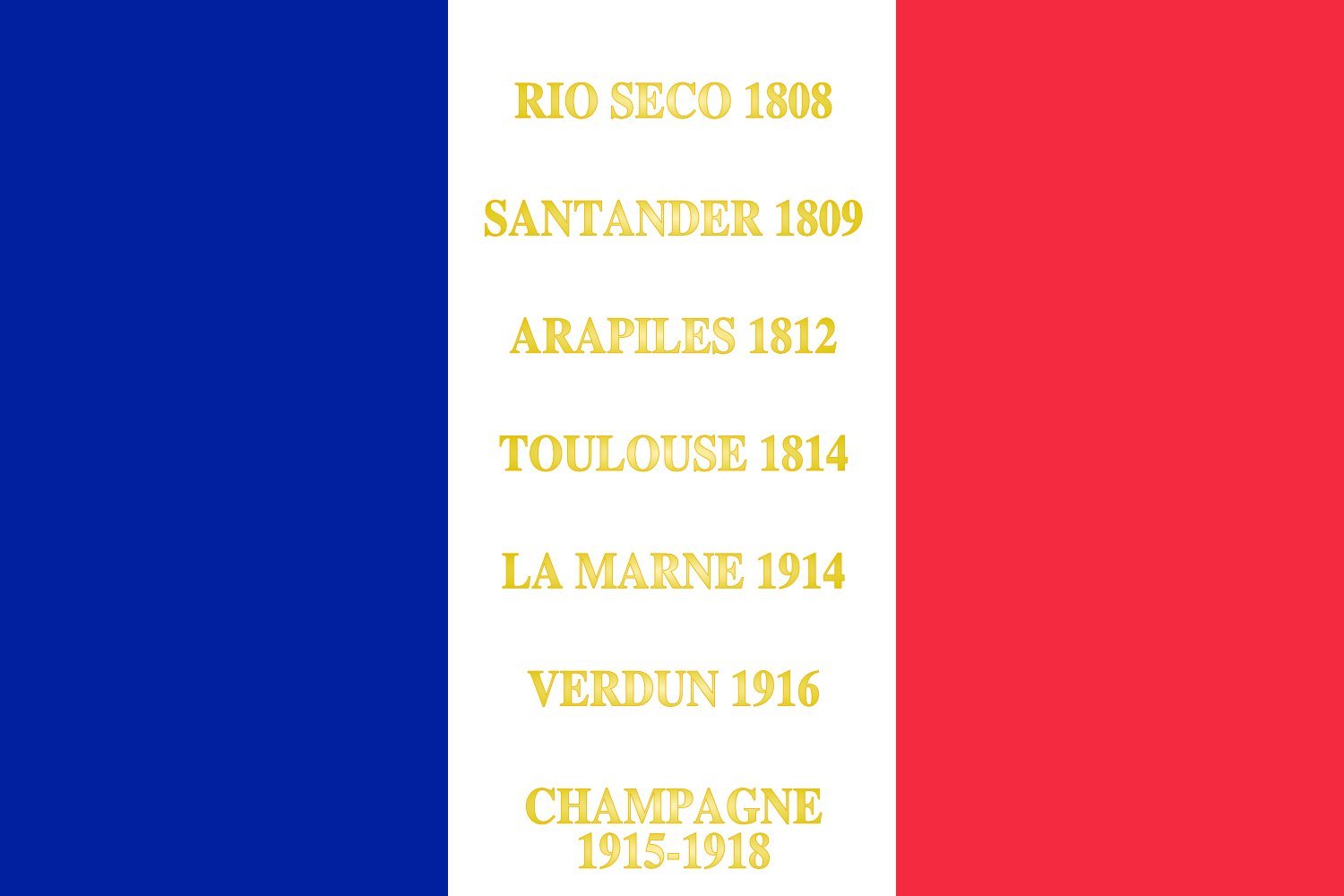 Drapeau Large 120e régiment d infanterie de ligne | drapeau