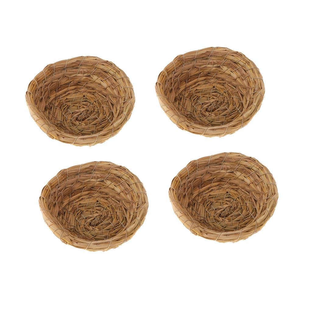 Woven Natural Straw Bird Nest Cage Birdhouse/Bed House for Parrot Pigeon | Home & Garden | Yard, Garden & Outdoor Living | Bird & Wildlife Accessories | Birdhouses-image-40
