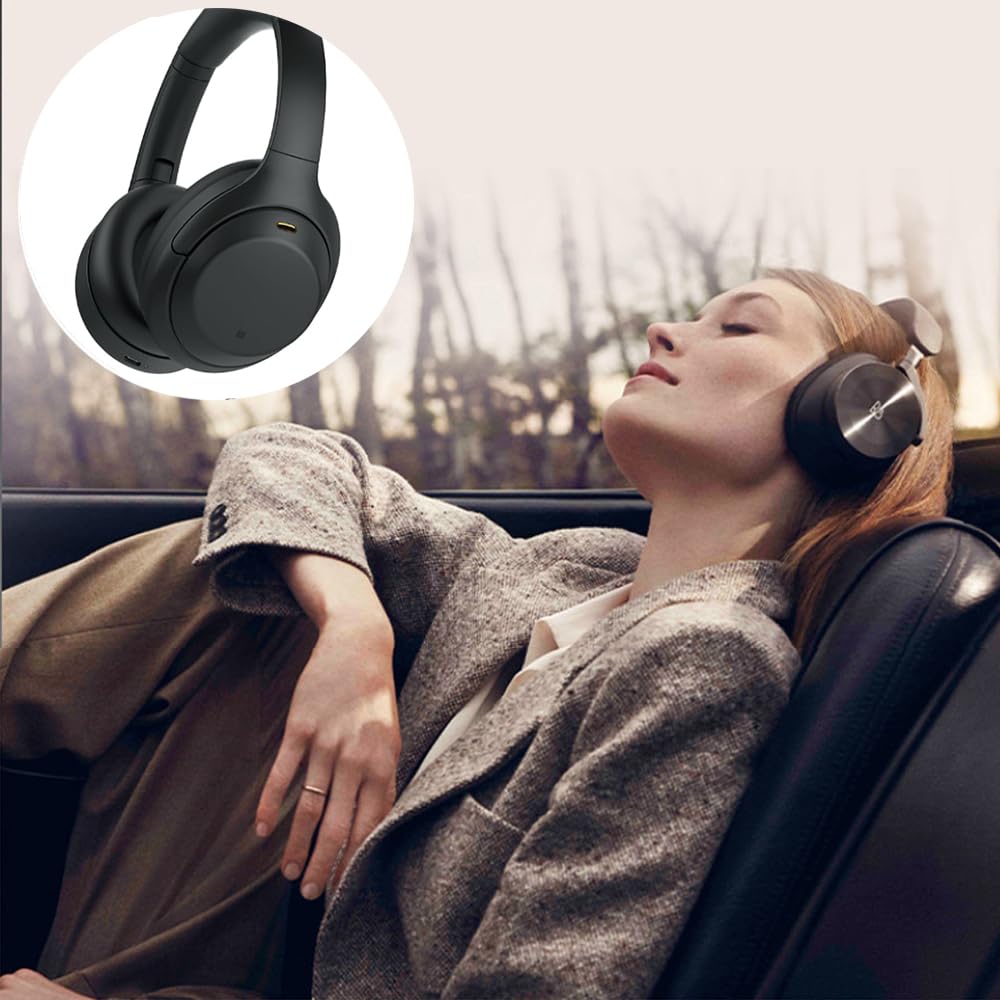 Wymienne nauszniki dla słuchawek Edifier W800BT Plus, nauszniki z ekoskóry do słuchawek Over Ear