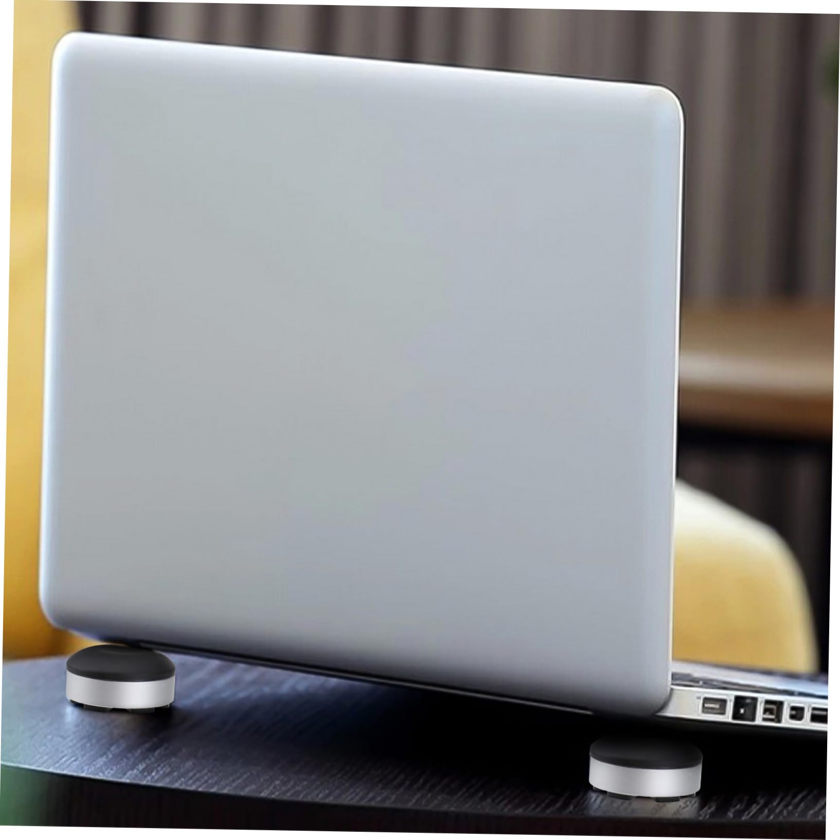 UKCOCO 3juegos Soporte Portátil para Laptop Base De Disipación De Calor Almohadilla Elevadora Ergonómica para Oficina Casa Negro