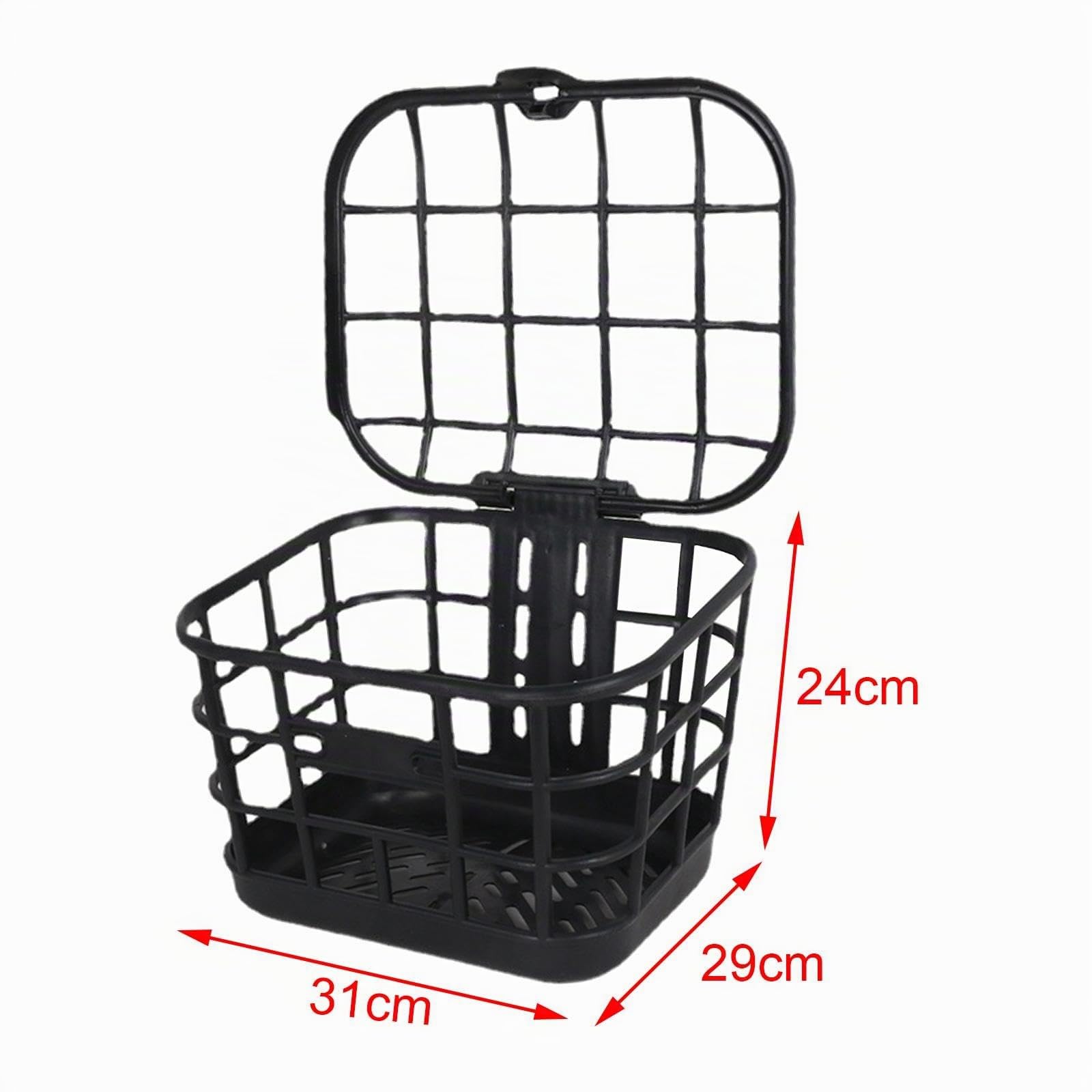 Oshhni Cestino per Bici con Coperchio, Accessori per cestini Anteriori per Biciclette elettriche per