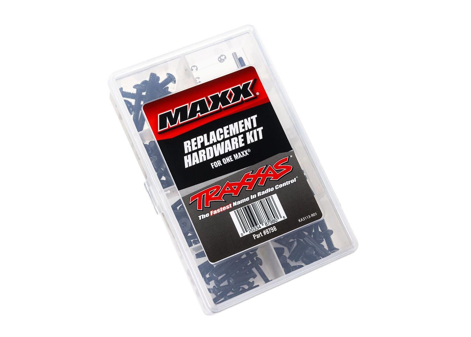 Kit de tornillos Traxxas Maxx para mantenimiento completo de coche radiocontrol 2