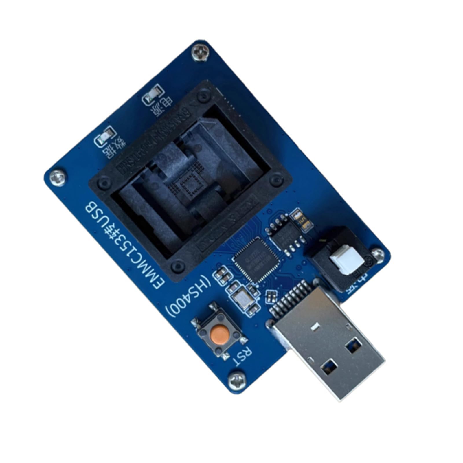 Prise de programmation USB en lecture-écriture pour test de puce PCB QBCX0219036 Prise programmateur USB pour électronique électronique intelligente