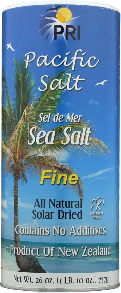 Pacific Salt Fine Sea Salt Shaker 36x 26 Oz