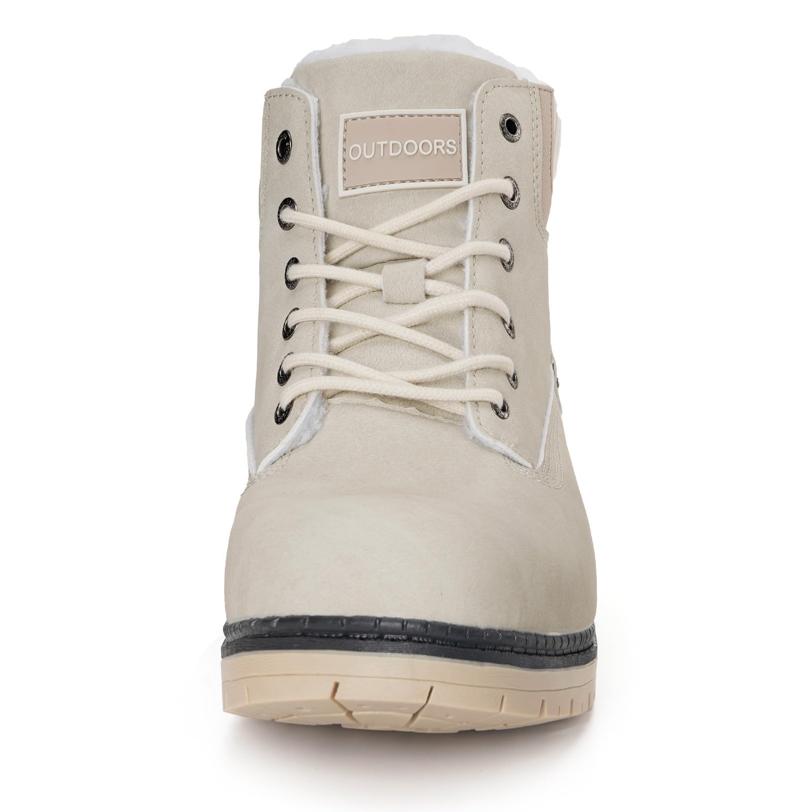 Stivali Uomo Donna Inverno Scarpe da Neve Caldi Snow Boots Impermeabili Stivaletti Pelliccia Stringate Outdoor