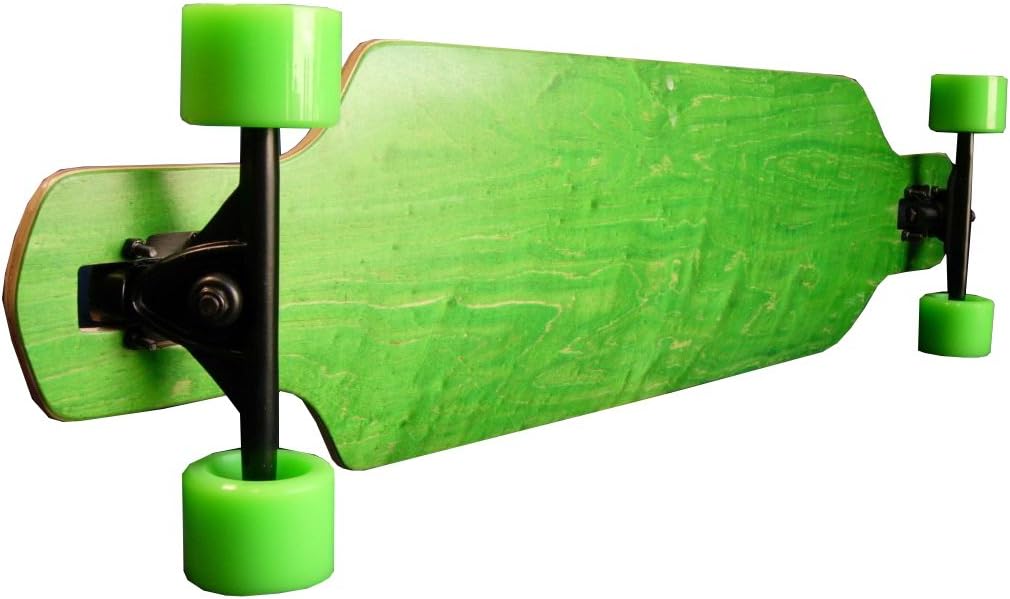 Green Complete Longboard Skateboard Freeride Slide Drop Thru New On Sale