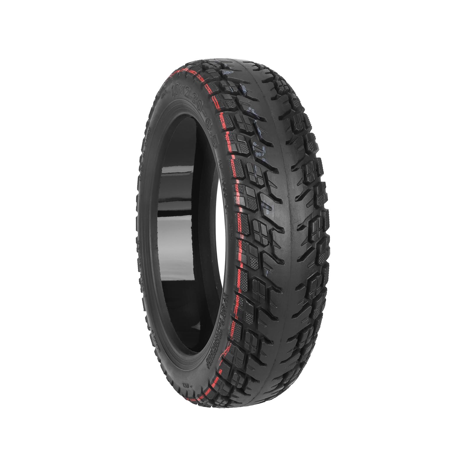 TREFAN Lot de 2 roues de rechange, 10 x 2,30-6,5", pour scooter électrique NIU KQi2/KQi2 Pro, pneus auto-réparation universels de 10" pour pneus 250 x 64, pour Xiaomi 4 Ultra, pneus tout-terrain sans