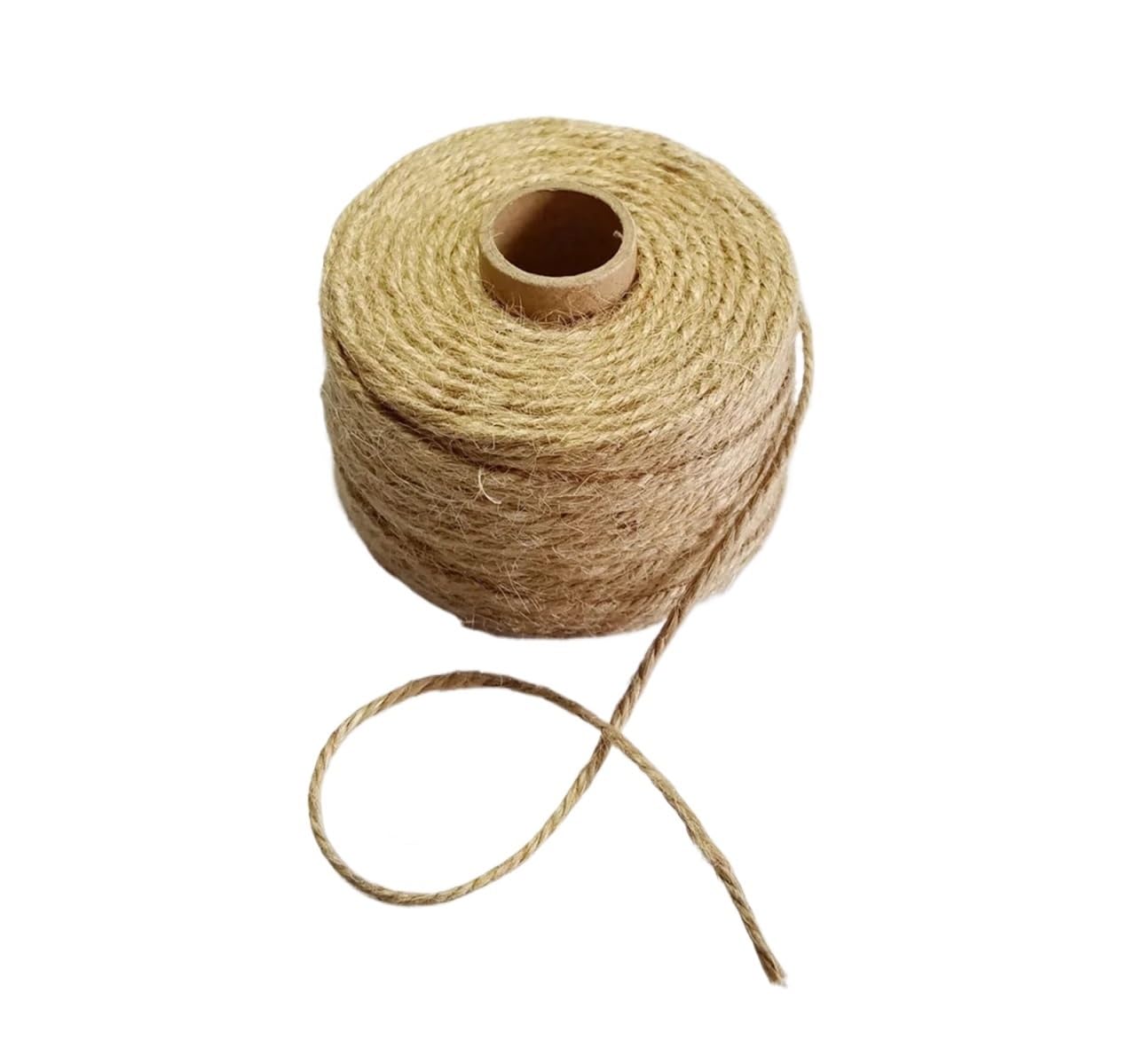 Natürliche Jutefäden 1mm-38mm Seilschnur Makramee-Schnüre for Dekoration handgefertigt DIY(2mm 150m)
