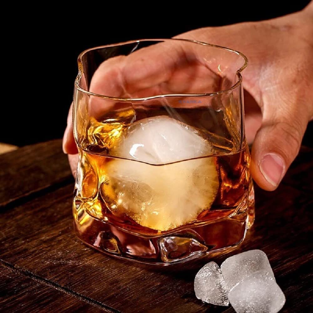 Bellemax Whiskey Glasses Set - 6 Rocks Glasses -2