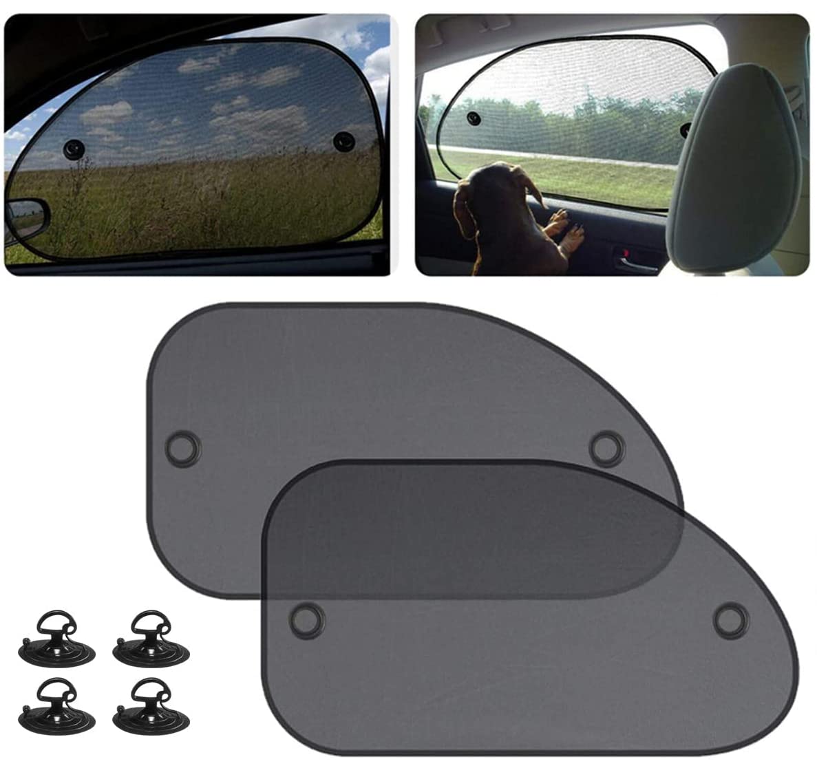 Universal Car Window Shade, 2 Pack