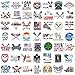 50 Pieces Lacrosse Stickers, Lacrosses Vinyl Stickers for Water Bottle, Helmet, Laptop, Phone, Lacrosses Gifts, Ball Party Favors, Sport Stickers Lacrosse Decorations for Kids Teens Boy