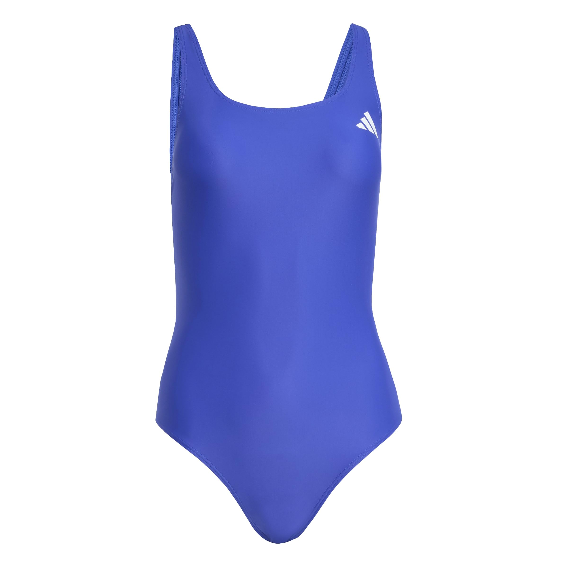 adidas Women's V-Back Swimsuit Swimwear, Semi Lucid Blue, 38"