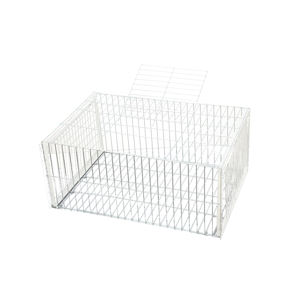 Pequeña jaula para pájaros, palomas, urraca, pajarera, palomas, pajarera, jaula para palomas, jaula, hierro para pájaros, 2 entradas, 61 x 43 x 26 cm (largo x ancho x alto), terraza exterior para