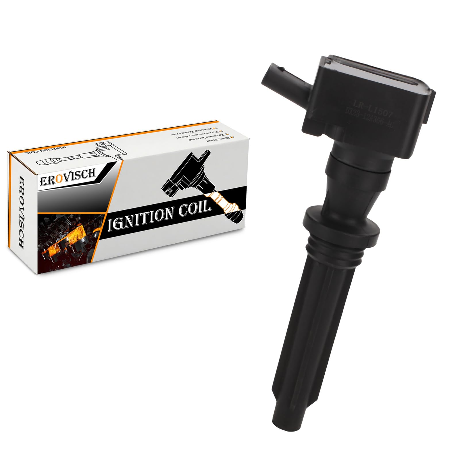 UF730 OEM Ignition Coil - Compatible with Jaguar F-Pace F-Type XE XF XJ Land Rover LR4 Range Rover Range Rover Sport 2013 2014 2015 2016 2017 2018