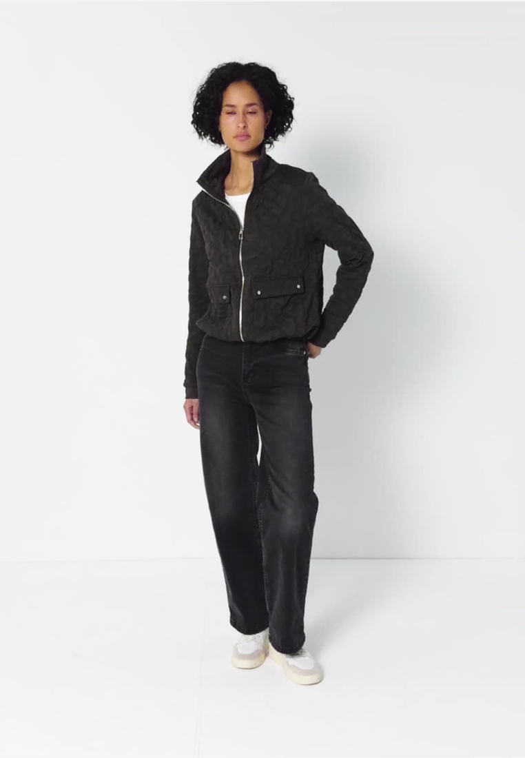 Street One Leo Jacquard Jacke - Braun - Damen - Pre Produktbild-Vorschau 4