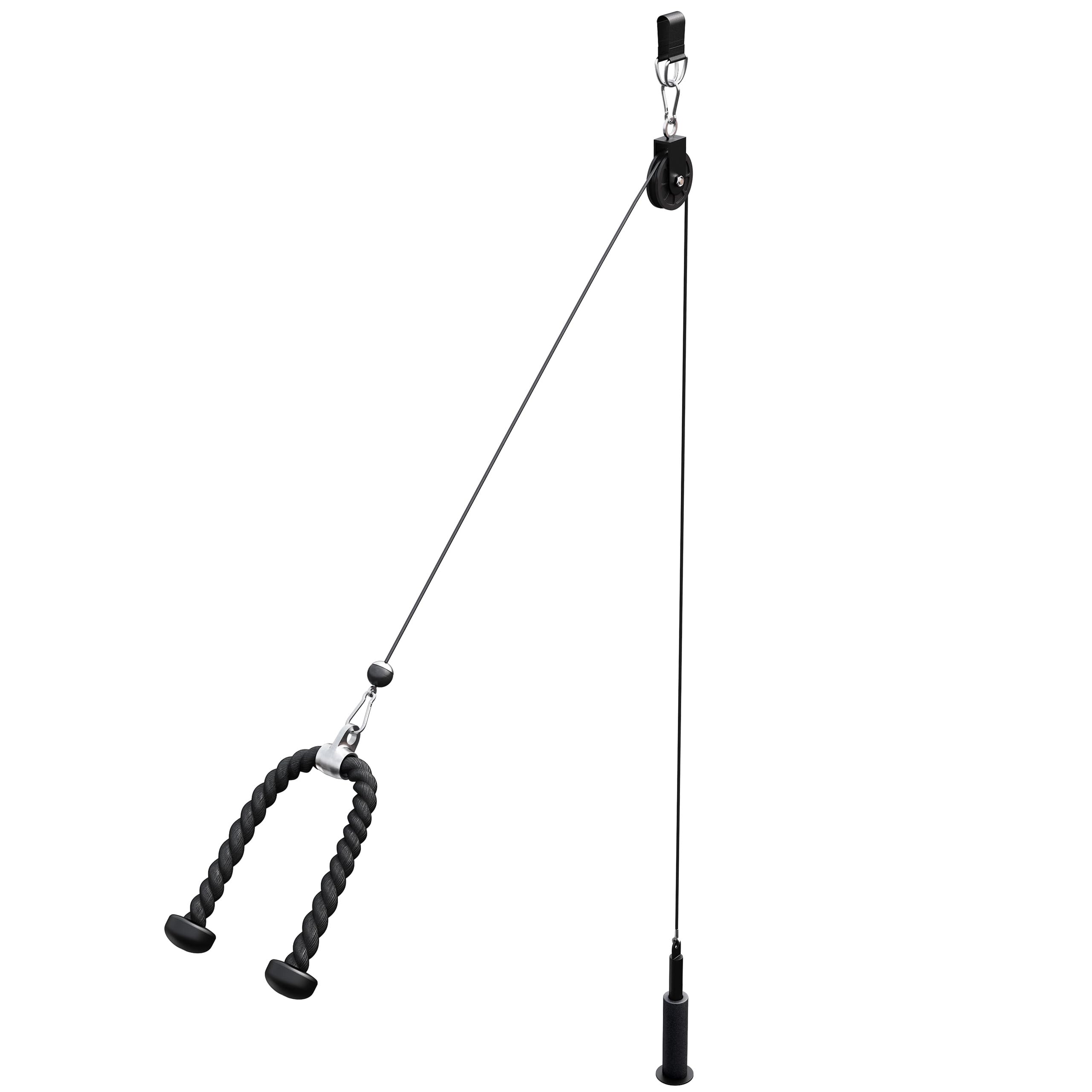GORILLA SPORTS® Kabelzug-System mit 2-m-Stahlseil bis 150 kg