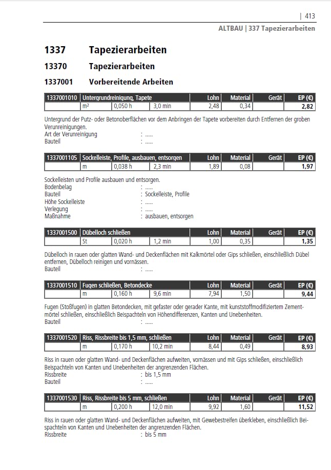 SIRADOS Kalkulationshandbuch 2026 - Maler, Putz, Trockenbau: Das praktische Nachschlagewerk für die Angebotskalkulation. Mit aktuellen Kalkulationsansätzen!