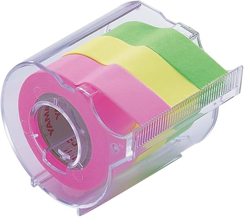Miniatura 1 de Yamato RK-15CH-B - Cinta en rollo de notas adhesivas con cortador, 0.6 pulgadas (0.591in) x 32.8 pies (32.8ft)