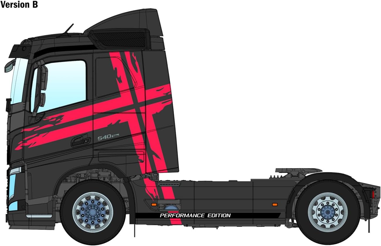 Italeri 1/24 Volvo FH Flat Roof Plastic Model IT3967 (Automotive)