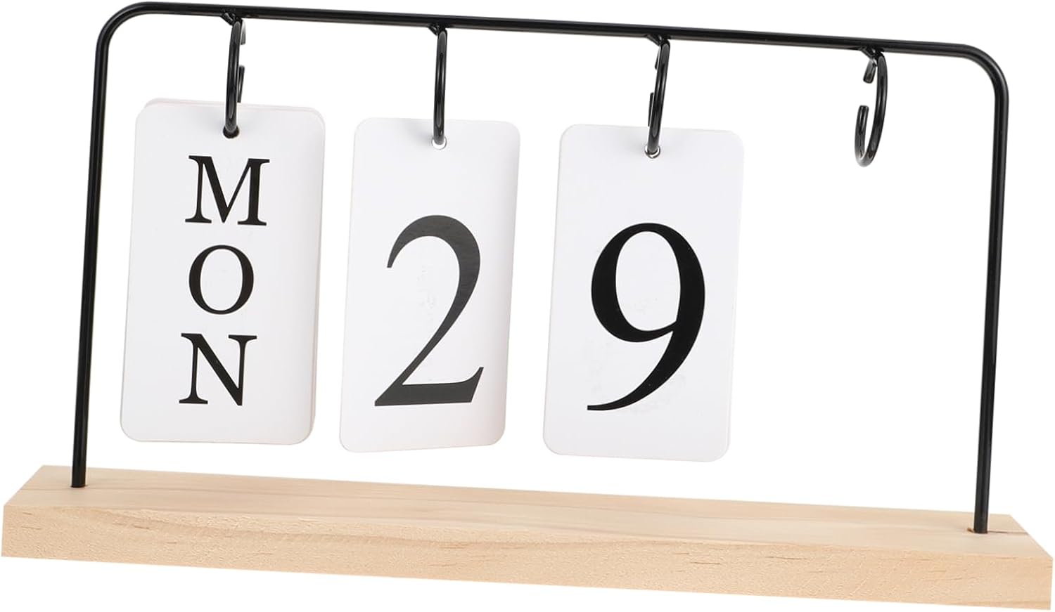Decorative Calendar Ornament Xmas Modern Desk Decor for Home Office