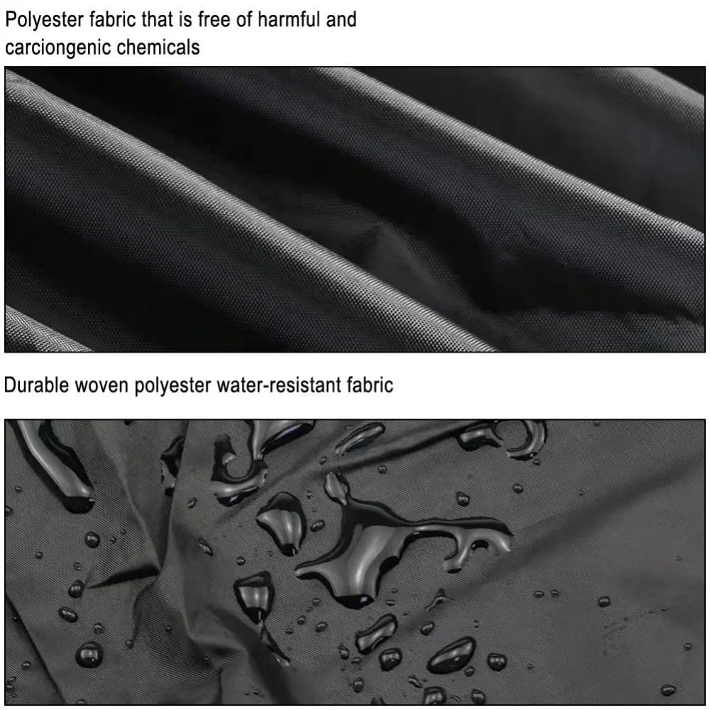 Funda impermeable para scooter eléctrico, 210D Oxford, protección solar con revestimiento plateado, resistente al viento, cubierta de lluvia para exteriores, 142 x 66 x 91 cm